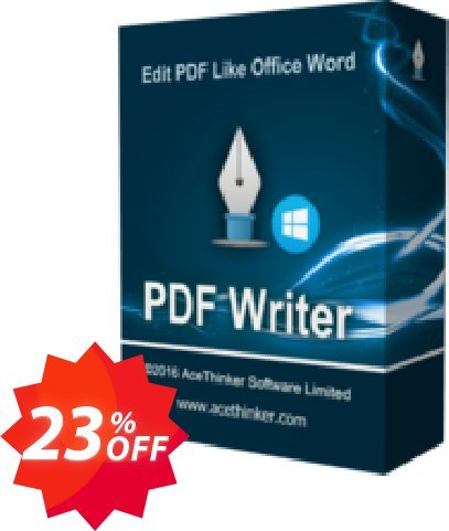 Acethinker PDF Writer, Academic  Coupon code 23% discount 