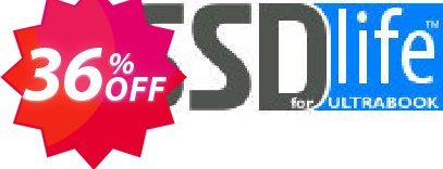 SSDLife for Ultrabooks Coupon code 36% discount 