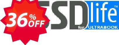 SSDLife for Ultrabooks Coupon code 36% discount 