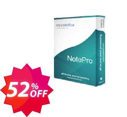 NotePro Coupon code 52% discount 