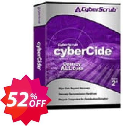 CyberScrub cyberCide Coupon code 52% discount 