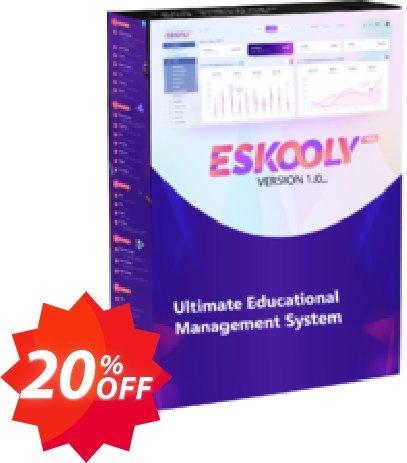 eSkooly Pro - Ultimate Educational ERP Coupon code 20% discount 