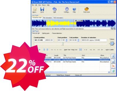 Pistonsoft Direct MP3 Splitter and Joiner, Business  Coupon code 22% discount 