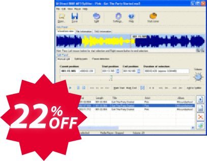 Pistonsoft Direct MP3 Splitter and Joiner, Business  Coupon code 22% discount 