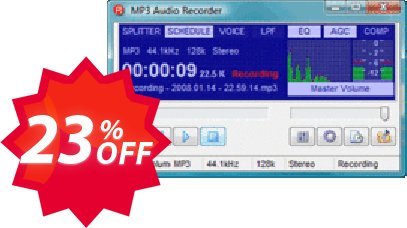 Pistonsoft MP3 Audio Recorder Coupon code 23% discount 