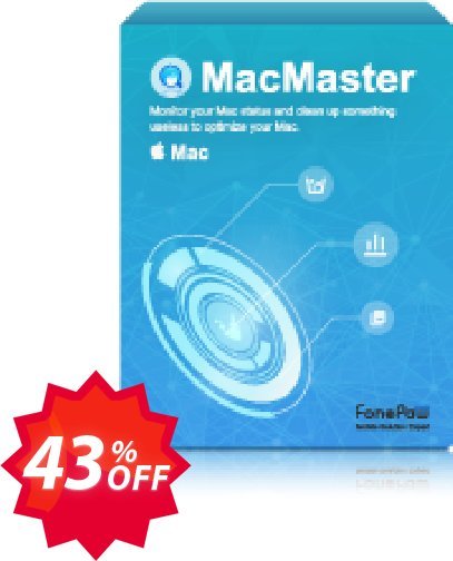 FonePaw MACMaster Coupon code 43% discount 