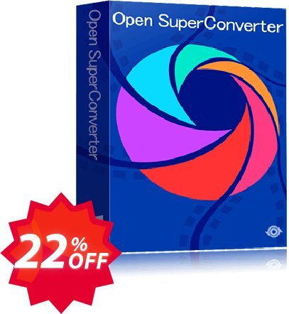 Open SuperConverter Coupon code 22% discount 