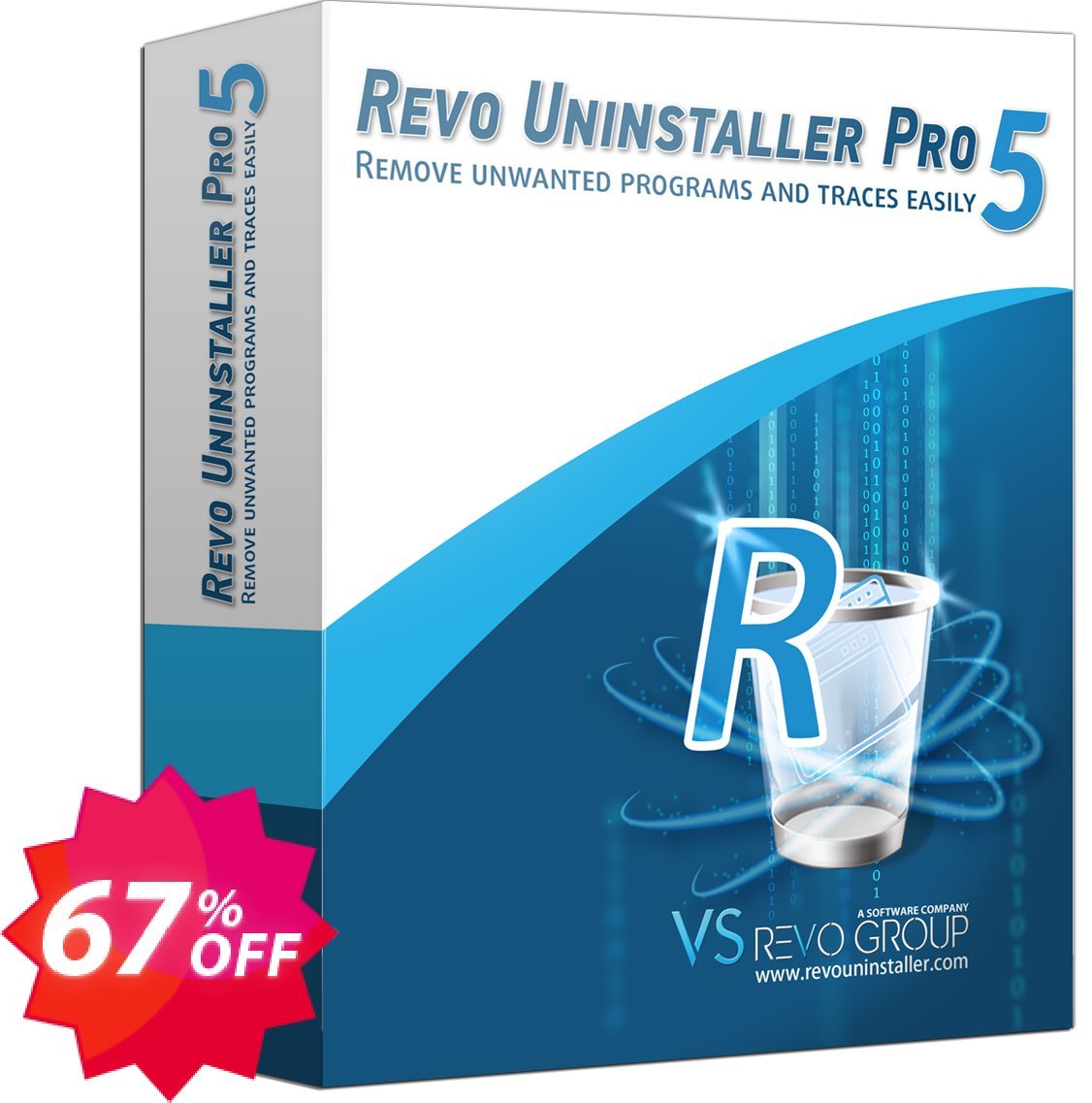 Revo Uninstaller PRO 5, 2 Year  Coupon code 67% discount 