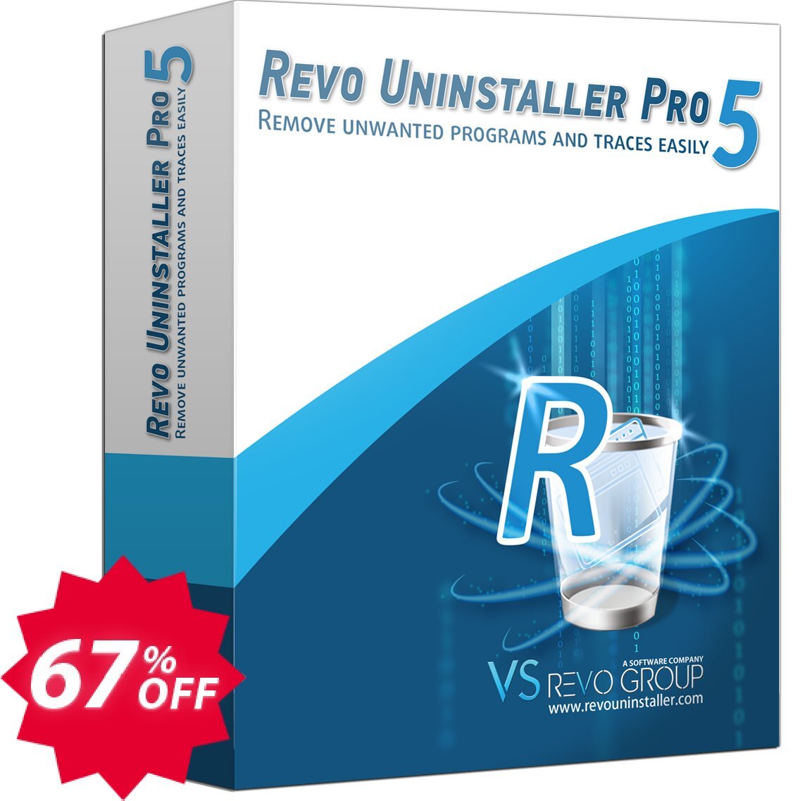 Revo Uninstaller PRO 5, 2 Year  Coupon code 67% discount 