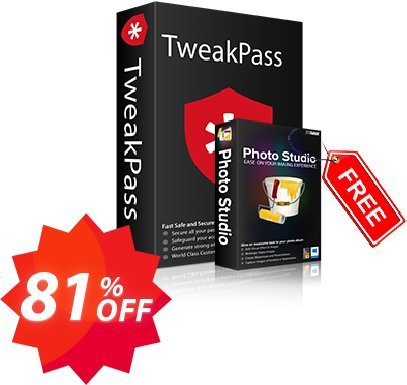 TweakPass Password Manager Coupon code 81% discount 