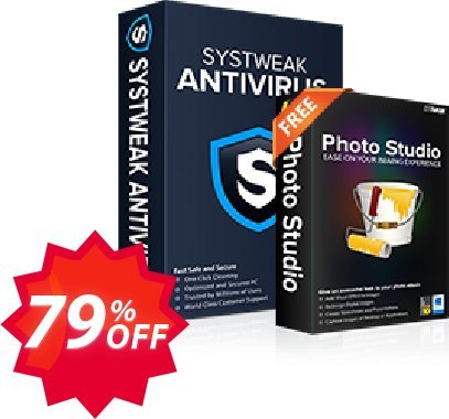 Systweak Antivirus Coupon code 79% discount 