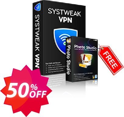 Systweak VPN, 12 Months Plan  Coupon code 50% discount 
