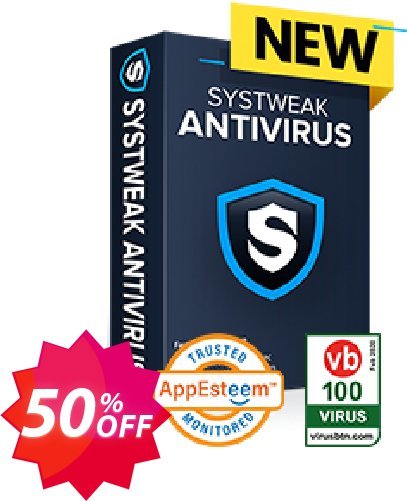 Systweak Antivirus Multi-Device Coupon code 50% discount 