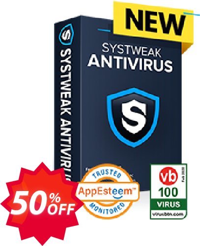 Systweak Antivirus Family Coupon code 50% discount 