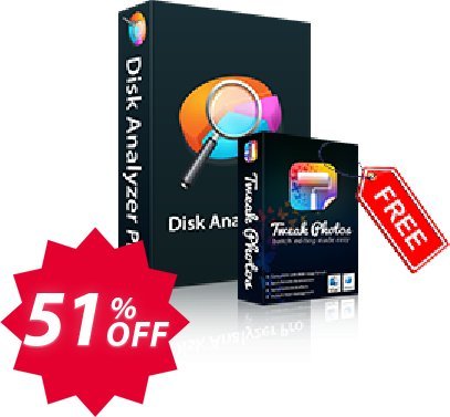 Disk Analyzer Pro, 2 computers Plan  Coupon code 51% discount 