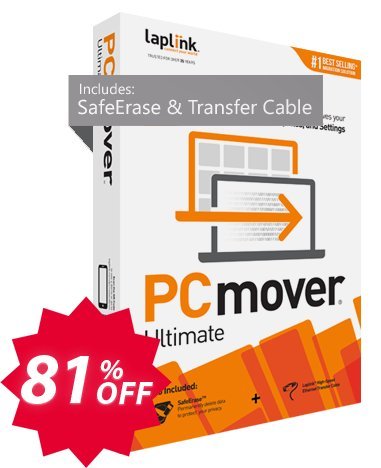 Laplink PCmover ULTIMATE Coupon code 81% discount 