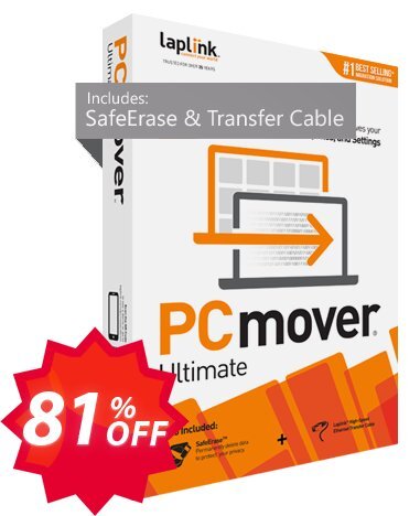 Laplink PCmover ULTIMATE Coupon code 81% discount 