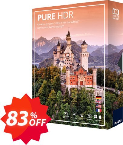 PURE HDR Coupon code 83% discount 
