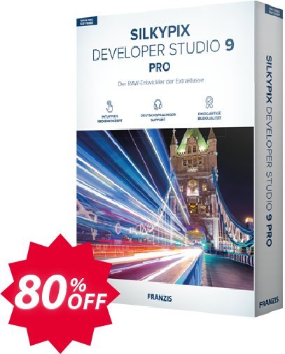 Silkypix Developer Studio 9 Pro Coupon code 80% discount 