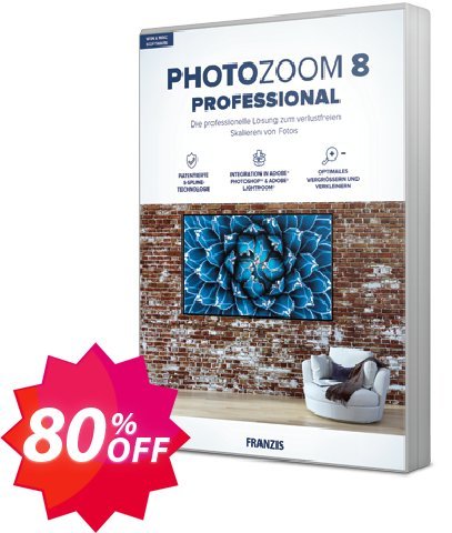 PhotoZoom 8 Professional Coupon code 80% discount 