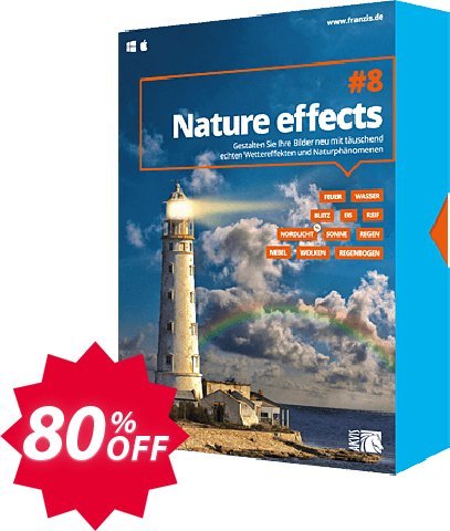Nature effects 8 Coupon code 80% discount 