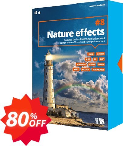 Nature effects 8 Coupon code 80% discount 