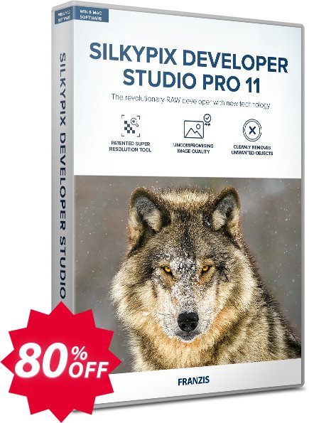SILKYPIX Developer Studio 11 Pro Coupon code 80% discount 