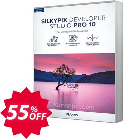 SILKYPIX Developer Studio 10 Pro Coupon code 55% discount 