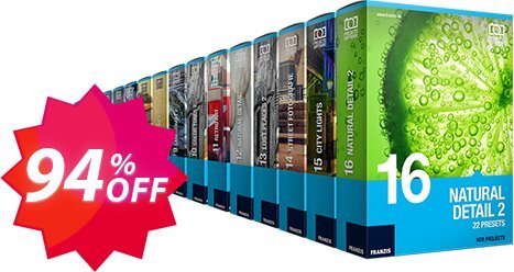 HDR Preset Collection 1-16 Coupon code 94% discount 