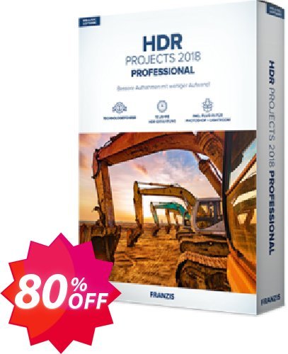 HDR projects 2018 PRO Coupon code 80% discount 