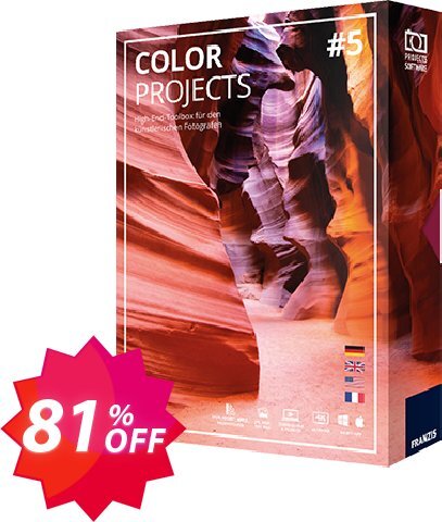 COLOR projects 5 Coupon code 81% discount 