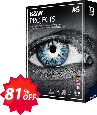 BLACK & WHITE projects 5 Coupon code 81% discount 