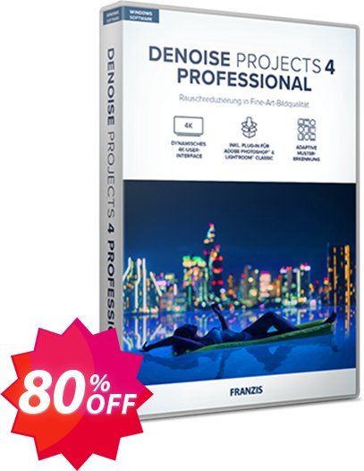 DENOISE projects 4 Pro Coupon code 80% discount 