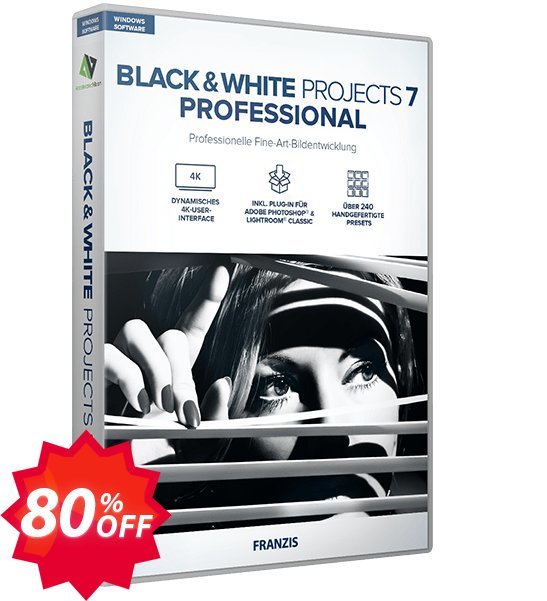 BLACK & WHITE projects 7 PRO Coupon code 80% discount 