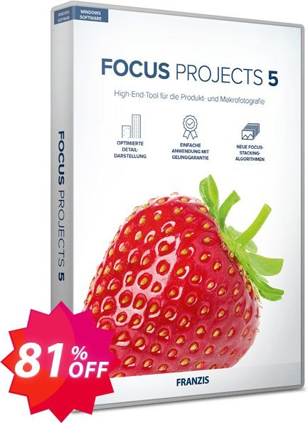 FOCUS projects 5 Coupon code 81% discount 
