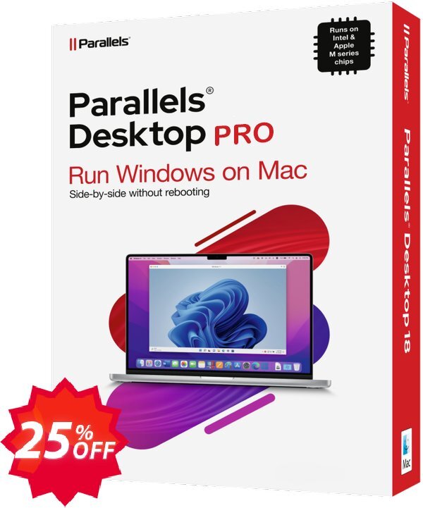 Parallels Desktop 19 for MAC PRO Edition Coupon code 25% discount 