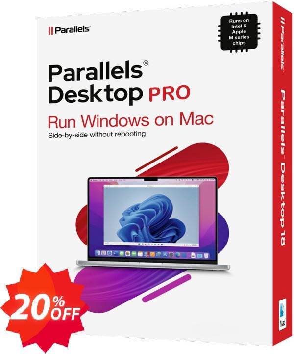 Parallels Desktop 20 for MAC PRO Edition Coupon code 20% discount 