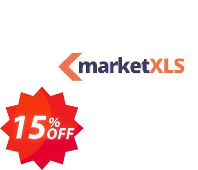 MarketXLS Pro Annual Billing Coupon code 15% discount 