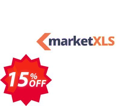 MarketXLS Pro Plus Annual Billing Coupon code 15% discount 