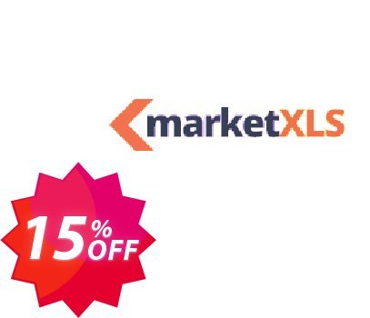 MarketXLS Pro Plus RT Annual Billing Coupon code 15% discount 