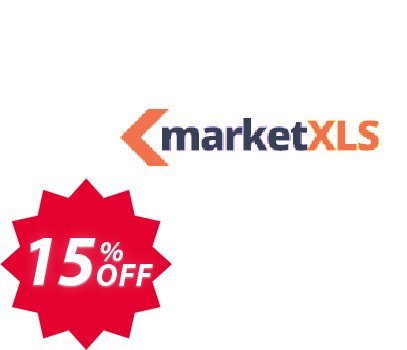MarketXLS Cloud Annual Billing Coupon code 15% discount 