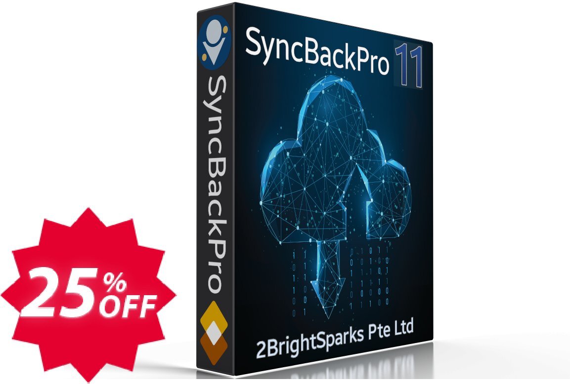 SyncBackPro Coupon code 25% discount 