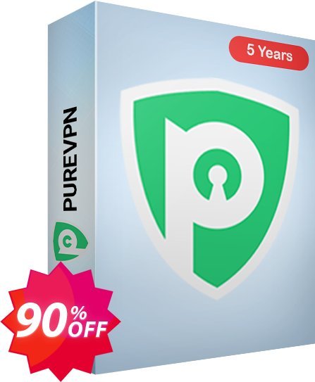 PureVPN 5-Year Plan Coupon code 90% discount 