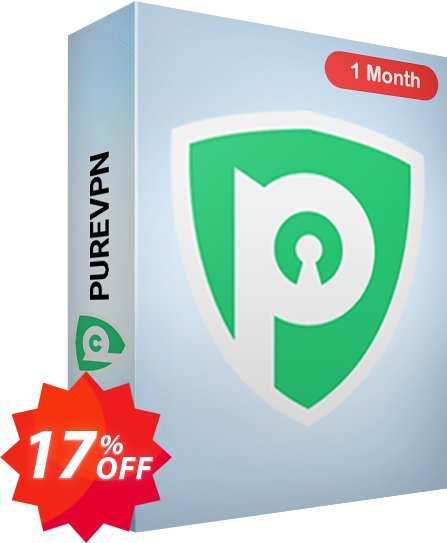 PureVPN Monthly Plan Coupon code 17% discount 