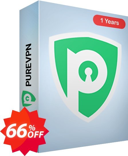 PureVPN Yearly Plan Coupon code 66% discount 