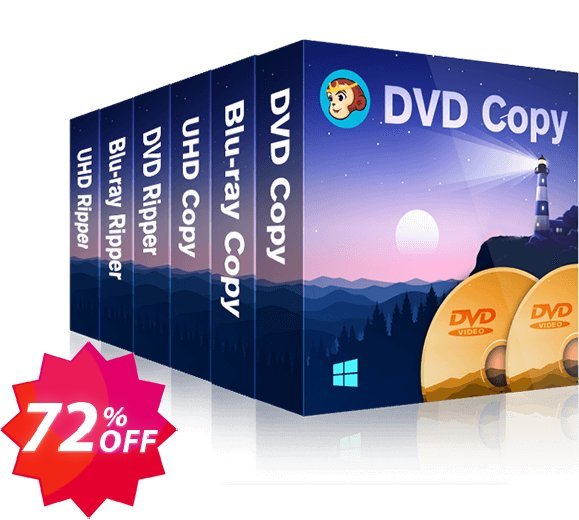 DVDFab Copy Ripper Suite Coupon code 72% discount 
