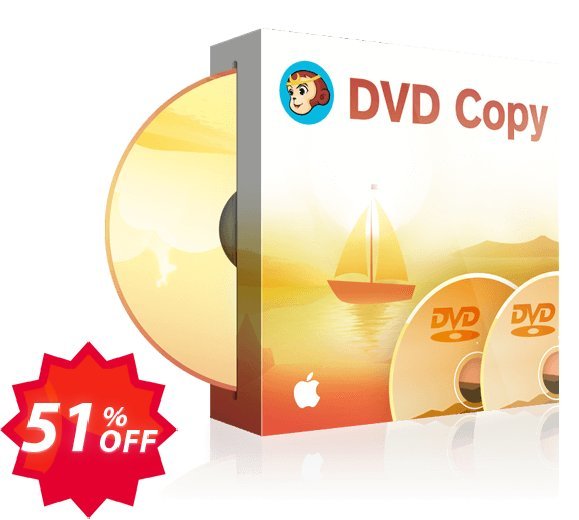 DVDFab DVD Copy for MAC, Yearly Plan  Coupon code 51% discount 