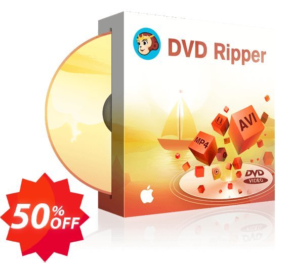 DVDFab DVD Ripper for MAC Coupon code 50% discount 