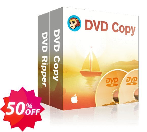 DVDFab DVD Copy + DVD Ripper for MAC Coupon code 50% discount 