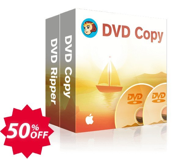 DVDFab DVD Copy + DVD Ripper for MAC, Monthly  Coupon code 50% discount 